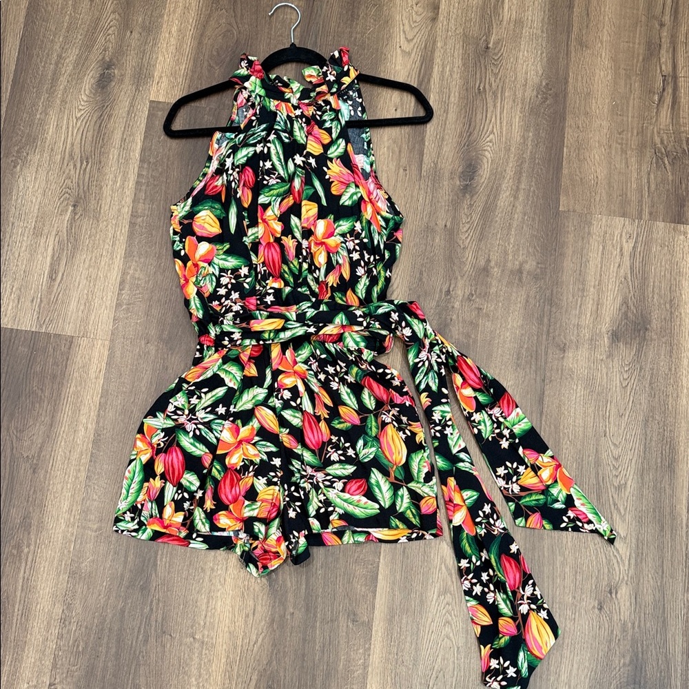 Nicole Miller Multicolor Floral Garment